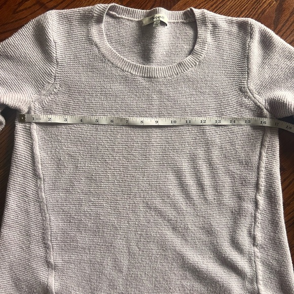 Madewell light pink riverside texture sweater. Size Small, relaxed fit. - Picture 9 of 10